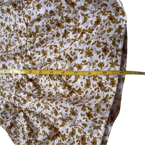 For Good Floral Flutter Sleeve Mini Dress With V-Neckline & Lace-Up Back - Picture 8 of 16